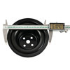 Single 1 Groove Steel Water Pump Pulley Black for 65-69 SB Ford 260 289 302 351W