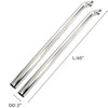 Chrome Curved Stack Pipe Horn 3" OD x 36"/48"/60" Length Exhaust Truck Tailpipe