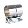 2.5" T304 Stainless Lap Joint Exhaust Band Clamp for Catback Muffler Pipe 2Pcs