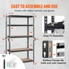 Storage Shelving Unit Garage Storage Rack 5-Tier Adjustable 2000 lbs Load