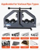 Tube Roller Bender Max 1-1/2" Manual Tube Pipe Roller Bender with 6 Dies