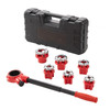 Ratchet Pipe Threader Pipe Threading Tool 1/4" NPT - 1-1/4" NPT 6PCS Dies