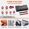 Ratchet Pipe Threader Pipe Threading Tool 1/4" NPT - 1-1/4" NPT 6PCS Dies