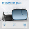Driver+Passenger Power Heated Tow Mirrors For 98-01 Dodge Ram 1500/2500/3500