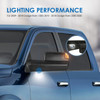 Set(2) Power Heated w/ LED Signal Temp Sensor Tow Mirrors For 2009-18 Dodge Ram
