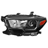 Pair LED DRL Headlights Assembly w/ Black Housing For 2016-2021 Toyota Tacoma