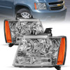 2X Headlights Assembly For 2007-2014 Chevy Tahoe Avalanche Suburban 1500 2500