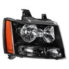 2X Headlights Assembly For 2007-2014 Chevy Tahoe Avalanche Suburban 1500 2500