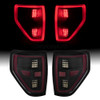 Pair Tail Lights Rear Lamps Assembly w/ Smoke Lens For 2009-2014 Ford F-150 F150