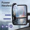 Chrome Power Heated Tow Mirror w/ Smoke Signal For 2014-2018 Silverado Sierra