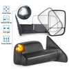 Power Heated Tow Mirrors White Running Light For 02-08 Ram 1500 03-09 Ram 2500