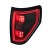 Pair Tail Lights Rear Lamps Assembly w/ Smoke Lens For 2009-2014 Ford F-150 F150