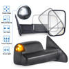 Power Heated Tow Mirrors White Running Light For 02-08 Ram 1500 03-09 2500 3500