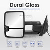Power Heated Tow Mirror w/ Smoke Signal For 2014-2018 Chevy Silverado GMC Sierra
