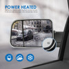 Pair Chrome Power Heated Tow Mirrors w/ TEMP Sensor For 09-18 Ram 1500/2500/3500