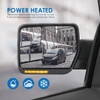 Pair Chrome Power Heated Tow Mirrors w/ Streamer Signal For 2004-2014 Ford F150