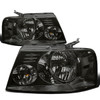 04-08 Ford F150 Lincoln Mark LT Headlights - Smoked Housing Clear Corner