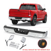 Chrome Rear Step Bumper For 2009-2018 Ram 1500 w/ Dual Exhaust w/o Sensor Hole