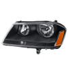 2X Front Black Housing Headlight Assembly For 2008-2014 Dodge Avenger Left+Right