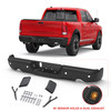 Black Rear Bumper Assembly For 2009-2019 Ram 1500 w/ Dual Exhaust & Sensor Holes