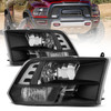 Pair Front Headlights Assembly For 2009-2018 Dodge RAM 1500 2500 3500 4500 5500