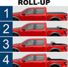 5.8FT Roll Up Bed Tonneau Cover For 2007-2025 Chevy Silverado GMC Sierra 1500