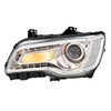 Pair Front Chrome Projector Headlights Assembly For 2011-2023 Chrysler 300