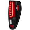 Set(2) Black Rear Tail Lights For 04-12 Chevy Colorado Canyon 07-08 Isuzui 290i