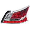 1X Left Side Red Lens Tail Light Brake Lamp For 2013-2015 Altima Sedan Halogen
