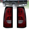 2X Tail Lights Rear Lamp Smoke Lens For 2003-2006 Chevy Silverado 1500 2500 3500