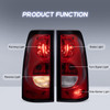 2X Tail Lights Rear Lamp Smoke Lens For 2003-2006 Chevy Silverado 1500 2500 3500