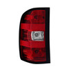 Pair Tail Lights Rear Lamps w/ Bulbs For 2007-2013 Chevy Silverado GMC Sierra