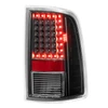 2X Black Rear Lamps Tail Lights For 2009-2018 Ram 1500 2010-2018 Ram 2500 3500