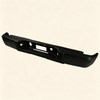For 2007-2013 Chevy Silverado GMC Sierra 1500 Black Rear Bumper w/o Sensor Hole