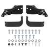For 2007-2013 Chevy Silverado GMC Sierra 1500 Black Rear Bumper w/o Sensor Hole