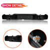 For 2005-2021 Nissan Frontier Black Rear Step Bumper Assembly W/O Sensor Holes