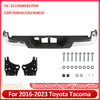 Chrome Steel Rear Step Bumper Assembly W/Sensor Hole For 2016-2023 Toyota Tacoma