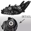 Headlights For 2015 2016 2017 Toyota Camry Black Housing Left+Right Headlamp Set