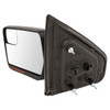 Mirror Power Heated Signal Memory Smooth Black Driver Left LH for 11-14 F150
