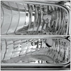 05-07 Ford F250 F350 F450 F550 Super Duty Headlights - Chrome Housing Clear Corner