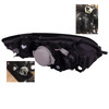 Headlights For 2005-2007 Subaru Legacy And Outback Chrome Performance Lamp Pair