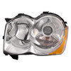 Headlight Driver Left HID For 2008-2010 Jeep Grand Cherokee CH2518129 Chrome