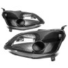 01-03 Honda Civic Headlights - Black Housing Clear Corner