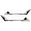Front Driver & Passenger Bumper Cover Moldings for 2015-2017 Chrysler 200