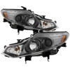 Headlights Pair Fits 2009-2014 Nissan Murano CAPA Headlamp NI2502185 NI2503185