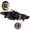 Headlights Pair Fits 2009-2014 Nissan Murano CAPA Headlamp NI2502185 NI2503185