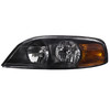 Headlight Fits 2000-2002 Lincoln LS Halogen Left Driver Black Headlamp Assembly