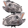Headlights Halogen CAPA Left Right Pair Fits 2009-2014 Nissan Maxima