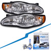 Headlights Pair Set Fits 00-05 Chevrolet Monte Carlo W/Halogen Type Xenon Bulbs
