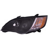 Headlight Halogen Set Black Housing With Clear Lens For 2008-2009 Subaru Legacy